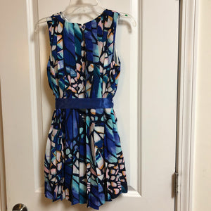 Pattern Sleeveless Dress