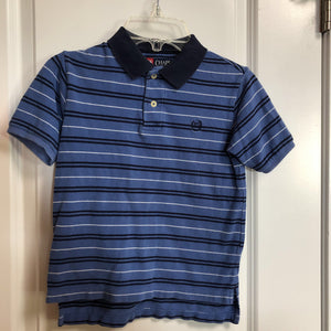 Striped polo shirt