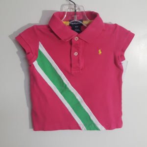 Stripe Polo Top