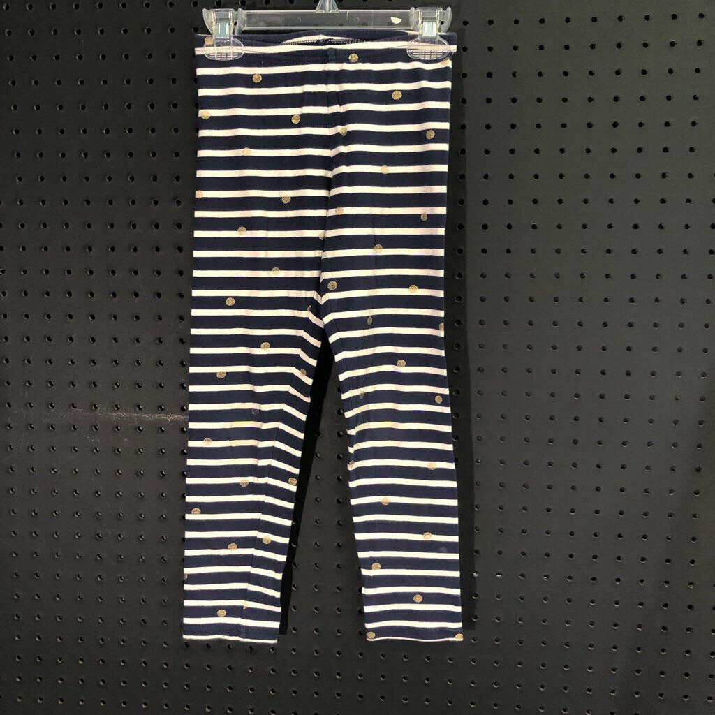 Polka Dot Striped Leggings