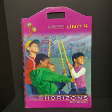 Load image into Gallery viewer, Harcourt Horizons Unit 4 -oversized textbook hardcover
