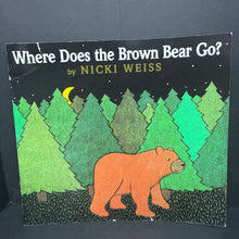 Load image into Gallery viewer, Where Does Brown Bear Go? -oversized paperback

