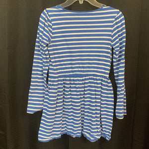 striped flower dress