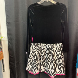 zebra striped dress