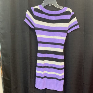 striped sweater dress