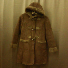 Load image into Gallery viewer, Suede hooded zip jacket
