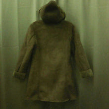 Load image into Gallery viewer, Suede hooded zip jacket
