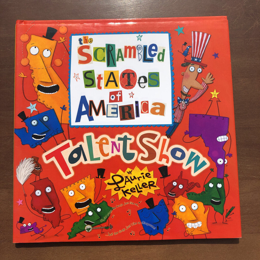 The Scrambled States of America Talent Show (Laurie Keller) (USA) -hardcover