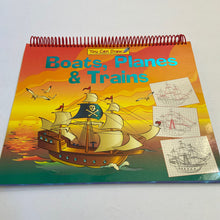 Load image into Gallery viewer, You can draw Boats, Planes &amp; Trains- Activity
