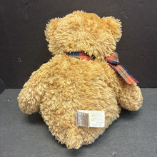 Load image into Gallery viewer, teddy bear w/ plaid bow
