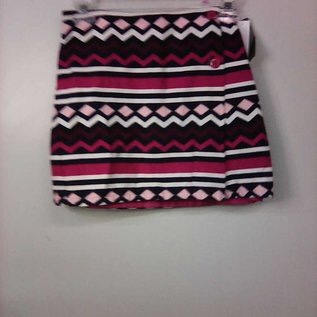 side button chevron design skirt