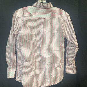 striped button down shirt
