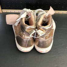 Load image into Gallery viewer, girl glitter hightop sneakers

