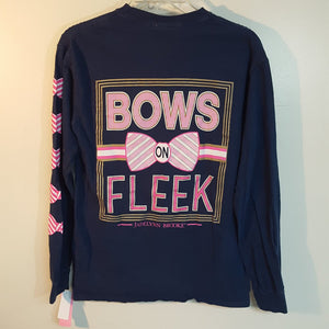 "bows on fleek" shirt