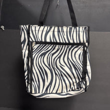 Load image into Gallery viewer, zebra print diaper bag
