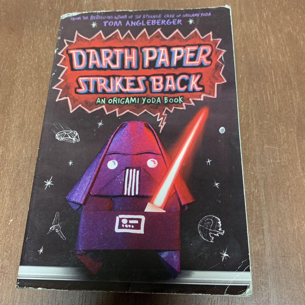 Darth Paper Strikes Back (Origami Yoda / Star Wars) (Tom Angleberger) -character series paperback
