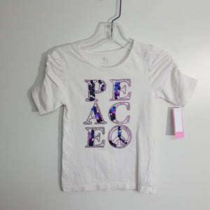 "Peace" Sequin Top