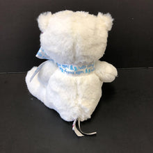 Load image into Gallery viewer, &quot;hello baby&quot; bear with bow
