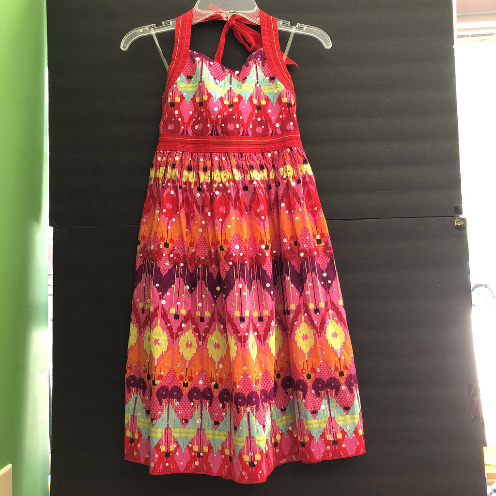 sequin pattern dress