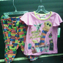 Load image into Gallery viewer, &quot;never stop playing&quot; lego movie pjs
