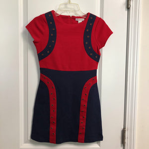 colorblock fitted dress