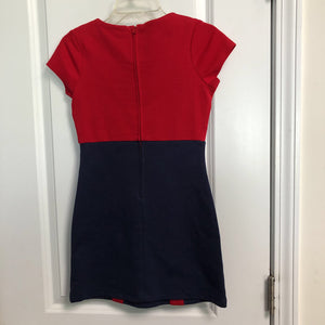 colorblock fitted dress