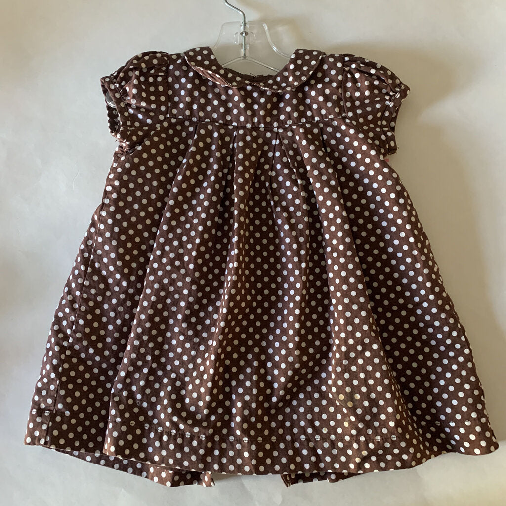 polka dot collar dress