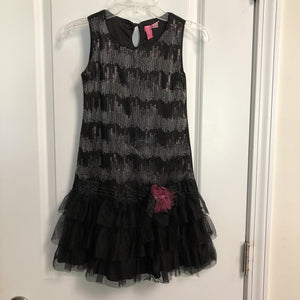 sequin & frills flower dress