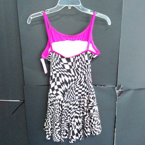 optical illusion belt dress