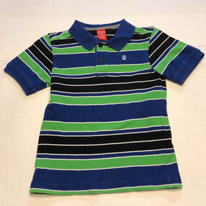 striped polo shirt