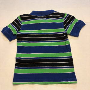 striped polo shirt
