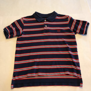 striped polo shirt