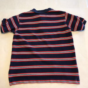 striped polo shirt