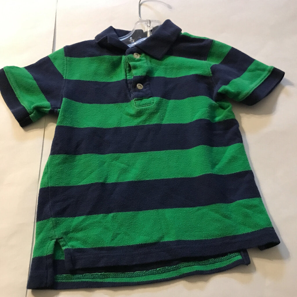 striped polo shirt