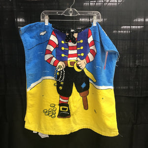hooded pirate towel