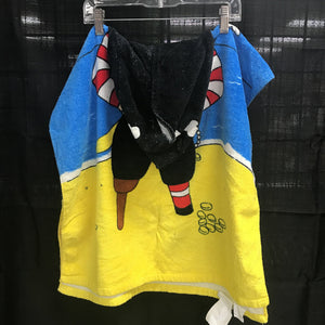 hooded pirate towel