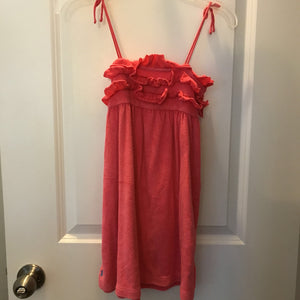 ruffle spaghetti tank top