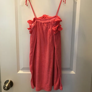 ruffle spaghetti tank top
