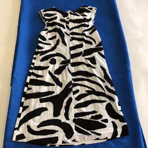 zebra print dress