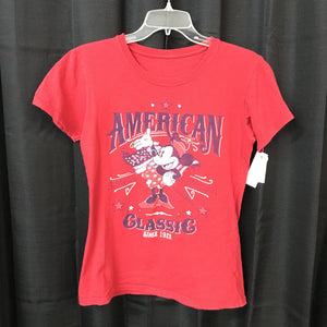 minnie mouse "american classic" print top USA