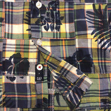 Load image into Gallery viewer, floral/plaid button down shirt
