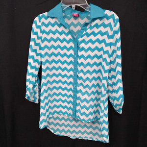 chevron sheer top