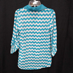 chevron sheer top