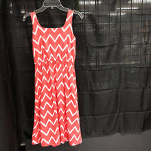 Load image into Gallery viewer, sleeveless chevron dress
