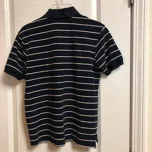 striped polo shirt