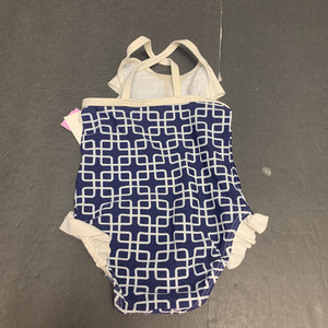 girl patterned swimsuit