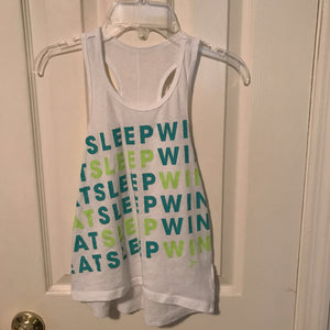 "EatSleepWin" tank top