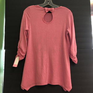 redpolka dot bow girl tunic