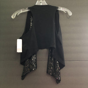 sequin vest