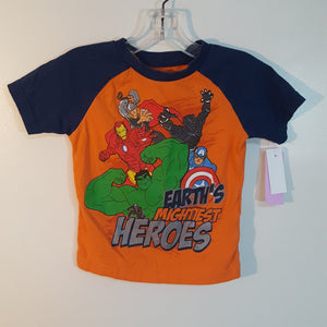 Boy marvel hero tshirt